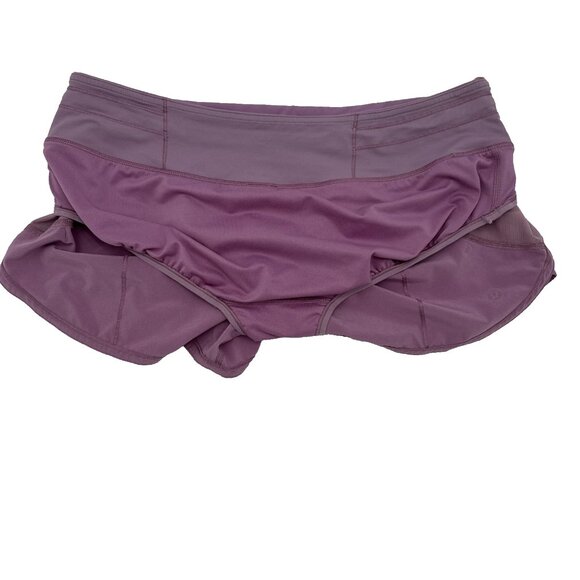 Lululemon Speed Up Short Rose Quartz Lined Size 8 W7AJRR womans purple - Picture 8 of 10